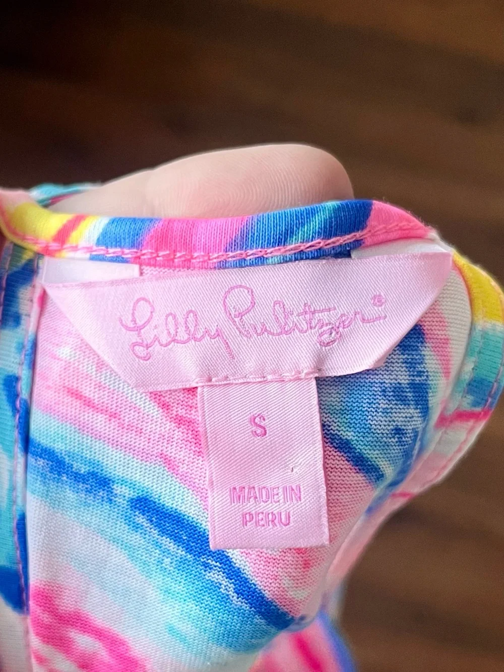 Lilly Pulitzer Floral Margot Halter Swing Short Dress w Tassels Sz Small - Picture 3 of 3